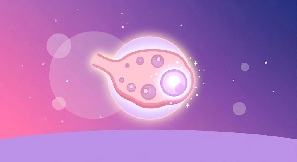 Follicular phase after period, follicle development diagram