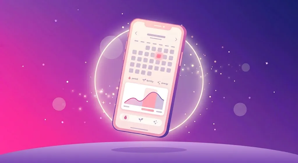 Tracking the follicular phase after period with a cycle app