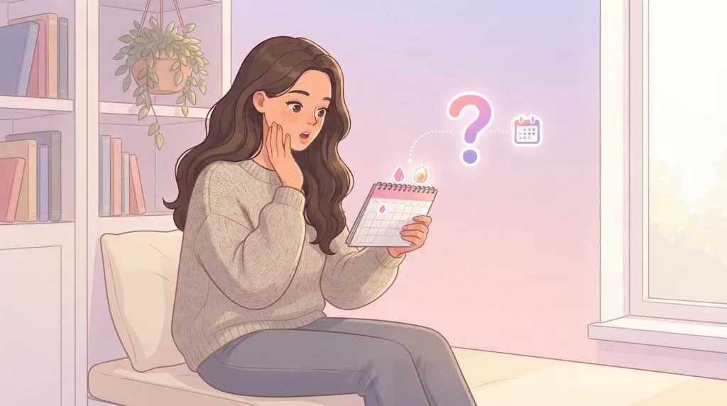 woman surprised to learn how many days after your period do you ovulate in a short cycle