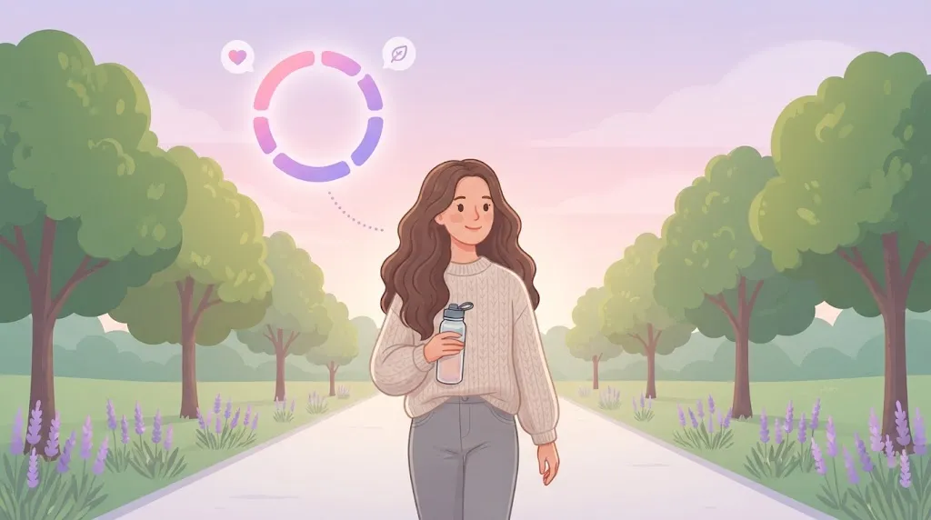 signs of ovulation with PCOS and irregular cycles shown by an uneven cycle ring