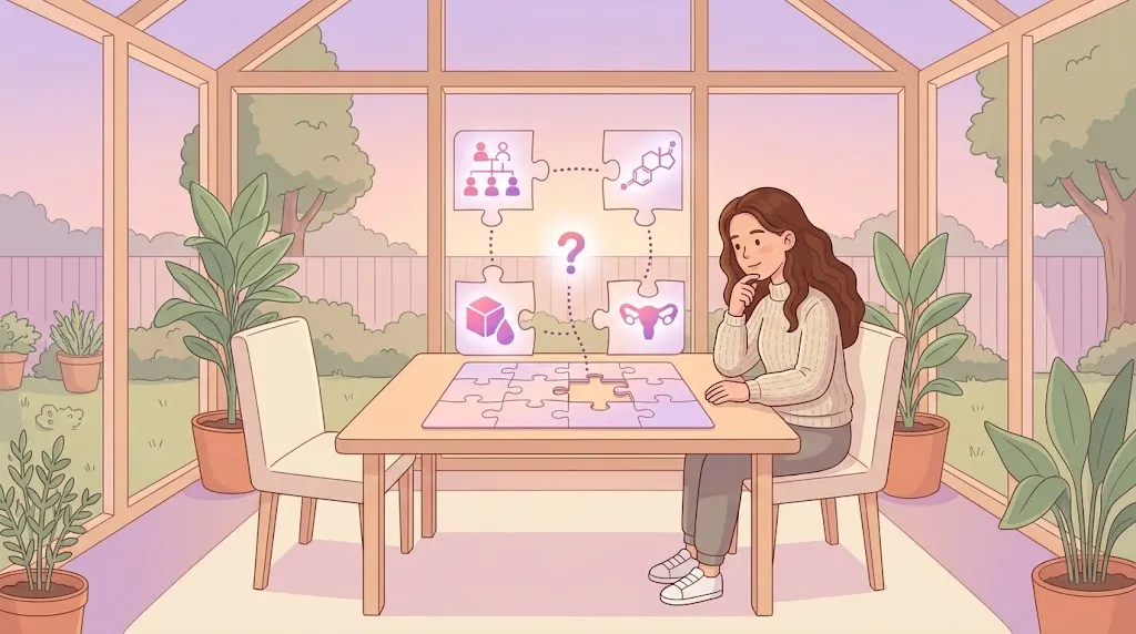 why PCOS has no permanent cure shown as a puzzle with a missing piece