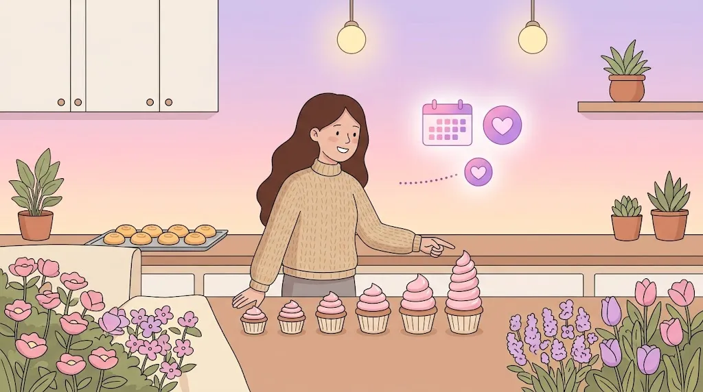 chances of getting pregnant each day of the cycle shown as a simple chart