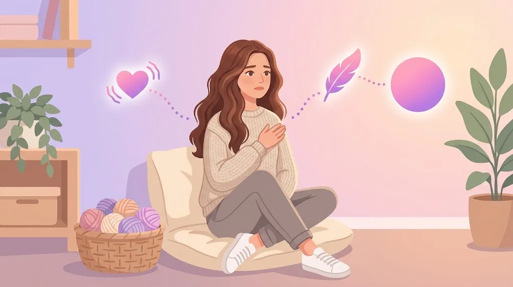 what breast pain during ovulation feels like shown with gentle ache icons