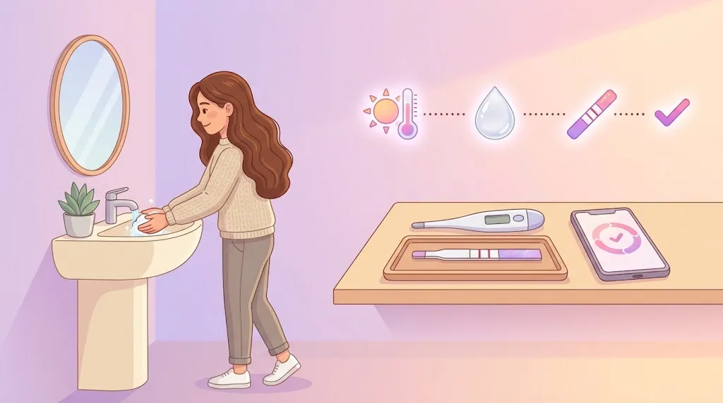 how to check cervical mucus and ovulation signs with a thermometer and ovulation test