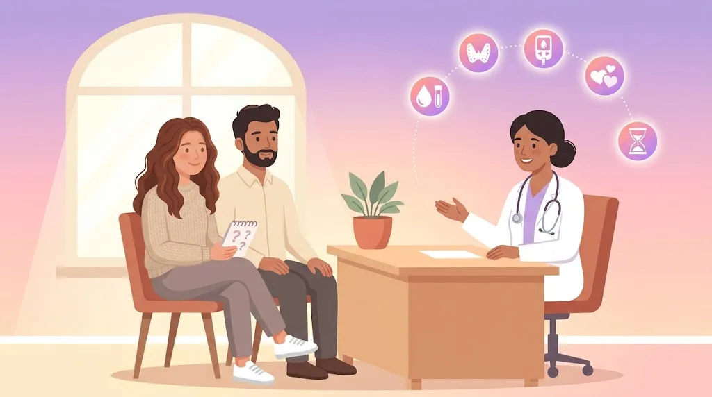 ertility tests for PMOS discussed with a doctor before trying to get pregnant
