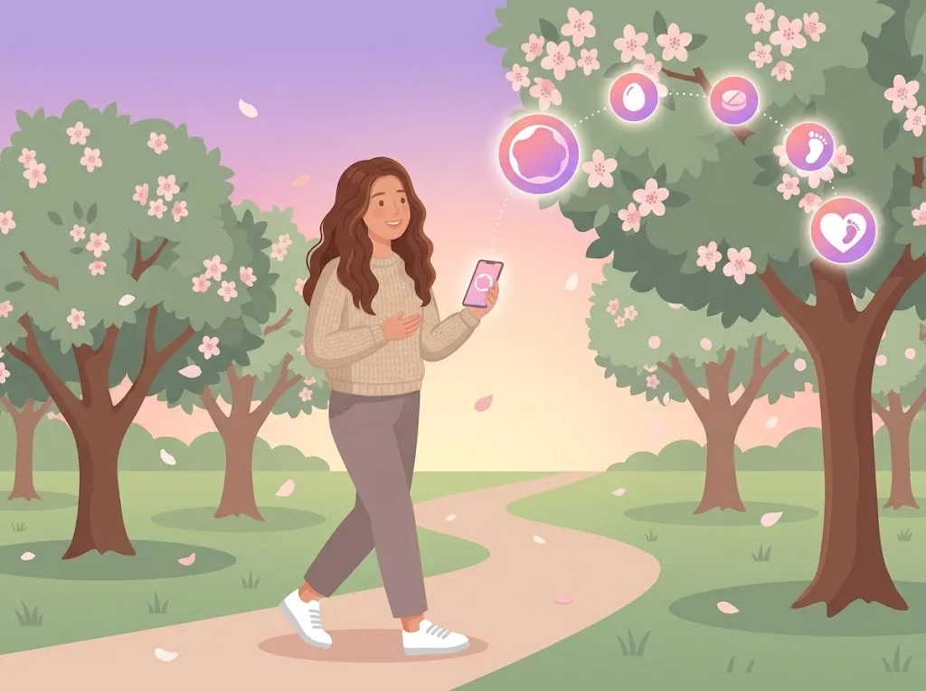 Getting pregnant with PMOS illustration