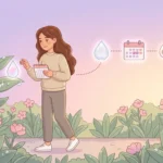 Cervical mucus and ovulation illustration